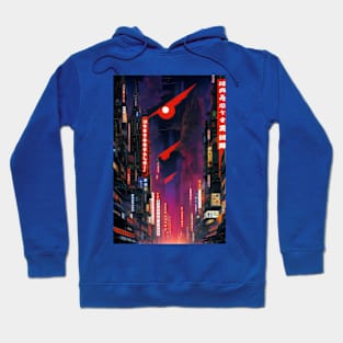 Futuristic Neo Tokyo city Hoodie